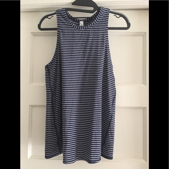 NWT Lululemon All Tied Up Tank Blue stripes - Picture 10 of 12